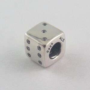 Pandora Vegas Dice Travel Charm – Sterling Silver Bead